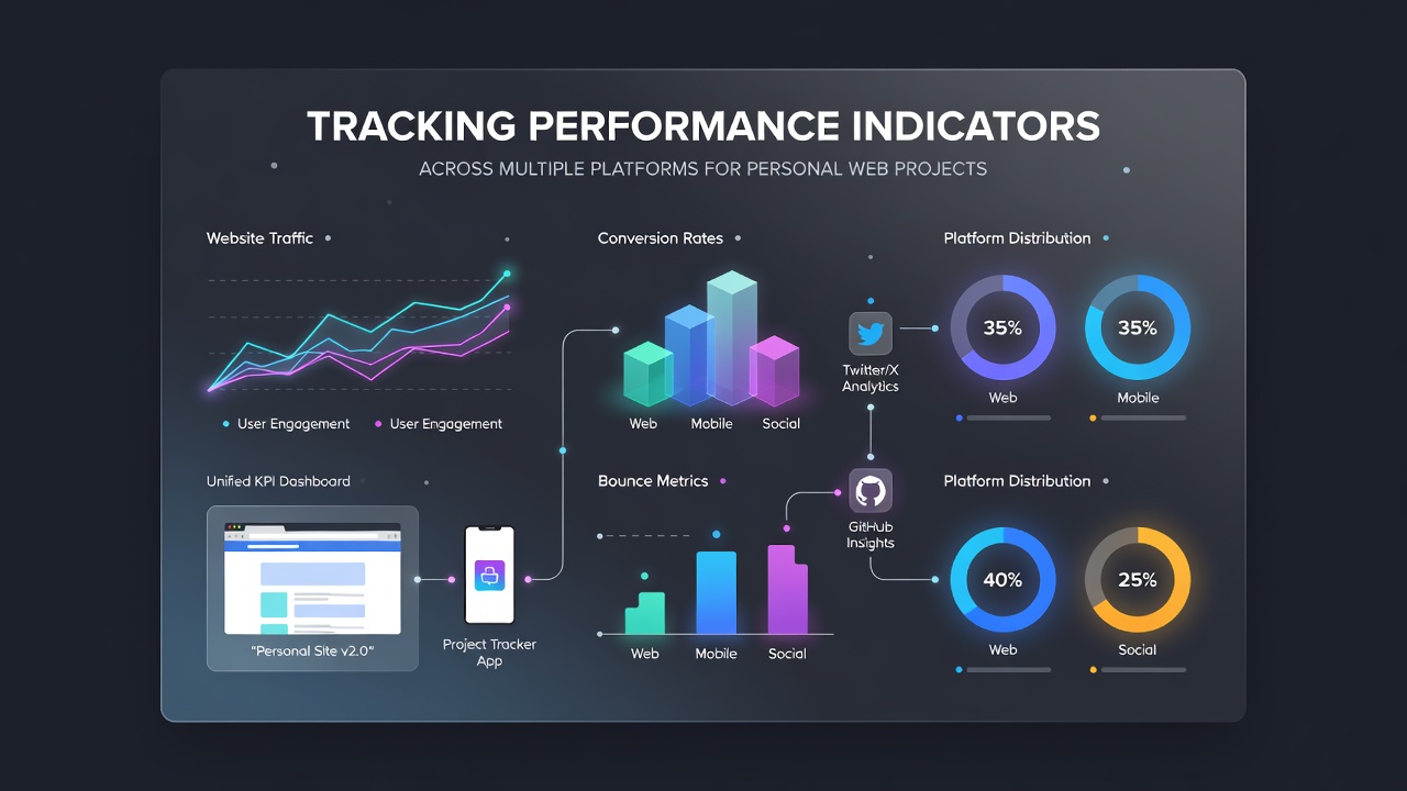 Tracking Performance Indicators Across Multiple Platforms for Personal Web Projects